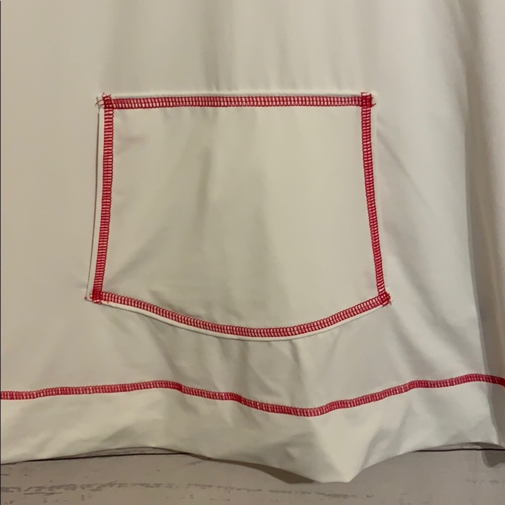 Athleta White Hooded Sleeveless Front Pocket Top M - Picture 3 of 10